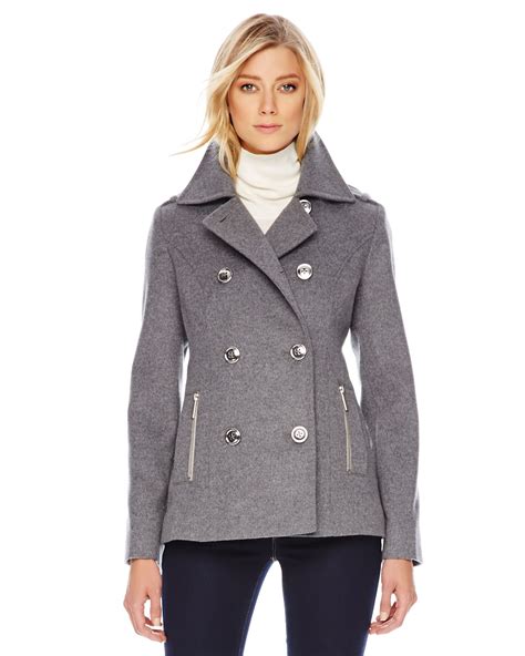 michael kors men's wool grey coats|Michael Kors ladies padded coats.